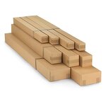 Caisse carton longue télescopique simple cannelure 100/160x10x10 cm (lot de 15)