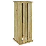 vidaXL Jardinière avec Doublure 33x33x85 cm Bois Imprégné de Pin