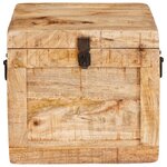vidaXL Boîte de Rangement 70 x 35 x 40 cm bois de manguier massif