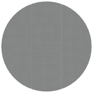 vidaXL Bâche de piscine gris clair Ø396 cm géotextile polyester
