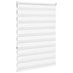 vidaXL Store zèbre blanc 100x150 cm largeur du tissu 95 9cm polyester