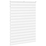 vidaXL Store zèbre blanc 160x230 cm largeur du tissu 155 9cm polyester
