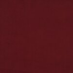 vidaXL Chaises à manger lot de 4 Rouge bordeaux Velours