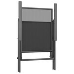 vidaXL Ensemble à manger de jardin 5 Pièces anthracite acier