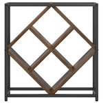 vidaXL Support à vin Chêne fumé 51x18x52 5 cm Bois reconstitué