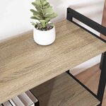 vidaXL Bibliothèque Chêne sonoma 80 x 30 x 48.5 cm Bois d'ingénierie