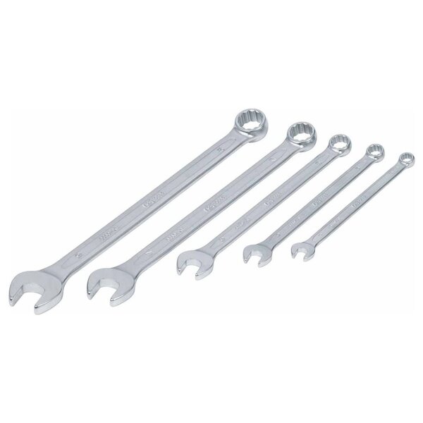 Ks tools ensemble de clés mixtes extra longues 5 pièces 8-19 mm acier