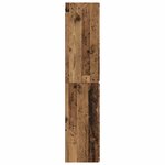 vidaXL Cabinet de Salle de Bain Mural Bois ancien 33 x 34 5 x 160 cm