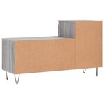 vidaXL Armoire à chaussures Sonoma gris 102x36x60 cm Bois d'ingénierie