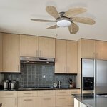 Bestron Ventilateur de plafond 76 cm 60 W Érable/blanc DC30T