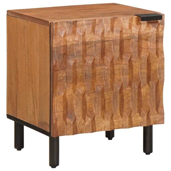 vidaXL Cabinet de chevet Marron 40 x 33 x 46 cm Bois de mangue massif