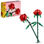 LEGO Botanicals Les roses 40460 - 2 fleurs rouges tiges réglables