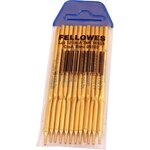 Lot de 12 recharges stylo bille sur Socle Pointe Fine bleu FELLOWES