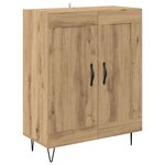 vidaXL Haut Armoire avec tiroir Chêne artisanal 69 5 x 34 x 180 cm