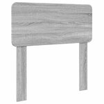 vidaXL Cadre de lit Gris Sonoma 90 x 190 cm Bois d'ingénierie