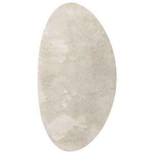 vidaXL Tapis de surface HUARTE Beige 100 x 200 cm Polyester