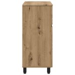 vidaXL Unité de vanité de salle de bain Chêne artisanal
