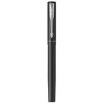 PARKER VECTOR XL Stylo roller  laque noire métallisée sur laiton  recharge noire pointe fine  Coffret cadeau