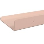 vidaXL Étagère flottante 3 Pièces Rose 40 x 9 x 2 5 cm Acier
