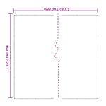 vidaXL Couverture pour plantes Transparent 4 x 10 m PVC