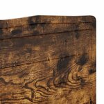 vidaXL Tête de lit Chêne fumé 135 cm Bois d'ingénierie