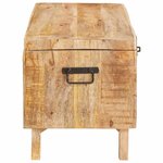 vidaXL Boîte de rangement 70 x 35 x 40 cm bois de manguier massif