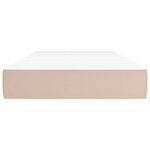 vidaXL Matelas de lit à ressorts ensachés cappuccino 120x190x20 cm