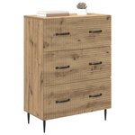 vidaXL Armoire à tiroirs 66 x 34 5 x 89 5 cm Bois d'ingénierie