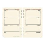 Recharge Agenda Organiseur Timer 14 HORIZ FR 8 x 12 cm Quovadis