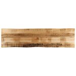 vidaXL Dessus de table bord vivant 180x40x2 5 cm bois de manguier brut
