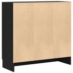vidaXL Meuble de Bibliothèque Chêne noir 82.5 x 30.5 x 80 cm