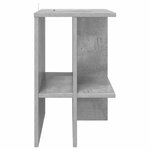 vidaXL Table basse 2 Pièces Gris béton 40 x 30 x 49 cm Bois d'ingénierie