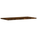 vidaXL Étagères murales 4 Pièces chêne fumé 60x30x1 5cm bois d'ingénierie