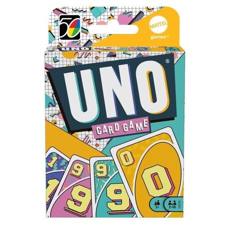 Uno iconic 1990 jeu de cartes - 2 a 10 joueurs - 7 ans et +