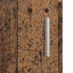 vidaXL Cabinet de salle de bain TULUM Bois ancien 37 x 31.5 x 203 cm