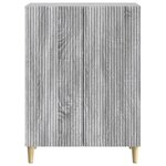 vidaXL Buffet Sonoma gris 66 x 34 5 x 90 cm Bois d'ingénierie