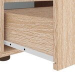 vidaXL Meuble TV VISNES chêne sonoma 60x40x38 cm bois d'ingénierie