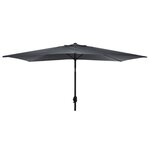 ProGarden Parasol Lundi 150x250 cm Gris foncé