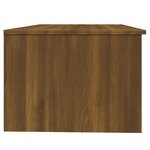 vidaXL Table basse chêne marron 102x50x36 cm bois d'ingénierie