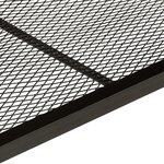 vidaXL Banc à chaussures 110x35x45 cm bois massif d'acacia et fer