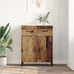 vidaXL Buffet Bois ancien 69 5 x 34 x 90 cm Bois d'ingénierie