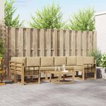 vidaXL Ensemble de canapés d'extérieur 6 pc