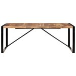 vidaXL Table à manger 200x100x75 cm bois massif