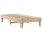 vidaXL Cadre de lit sans matelas 90x200 cm bois de pin massif