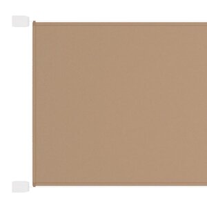 vidaXL Auvent vertical Taupe 140x800 cm Tissu oxford
