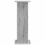 vidaXL Support de Plante Sonoma gris 30 5 x 30 x 80 5 cm