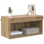 vidaXL Meuble TV Chêne artisanal 60 x 30 x 30 cm Bois d'ingénierie