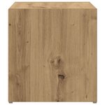 vidaXL Meuble TV 2 Pièces Marron 37 x 35 x 37 cm Bois d'ingénierie