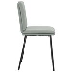 vidaXL Chaises à manger lot de 4 Gris clair Velours