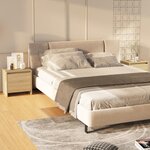 vidaXL Tables de chevet 2 Pièces chêne sonoma bois d'ingénierie